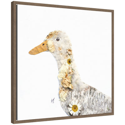 Duck No.
1 by Madeline Jeppesen Framed Canvas Wall Art Print