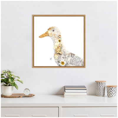 Duck No.
1 by Madeline Jeppesen Framed Canvas Wall Art Print