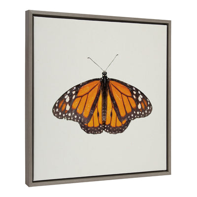 Sylvie Monarch Butterfly Framed Canvas by kateandlaurel - product image 2 for Resin Society