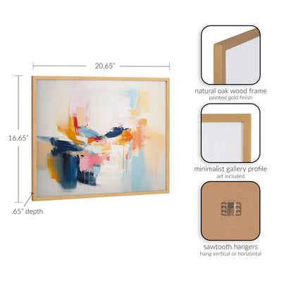 Gallery Elegant Coastal Beach Abstract Print by The Creative Bunch Studio