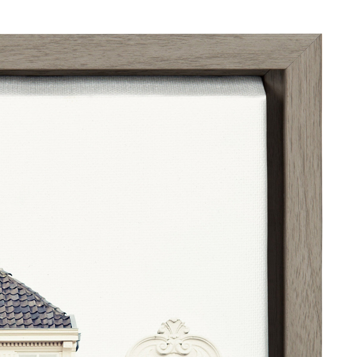 Sylvie Townhouses Framed Canvas by kateandlaurel - product image 3 for Resin Society