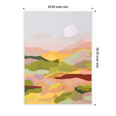Sylvie Beautiful Landscape Framed Canvas by July Art Prints