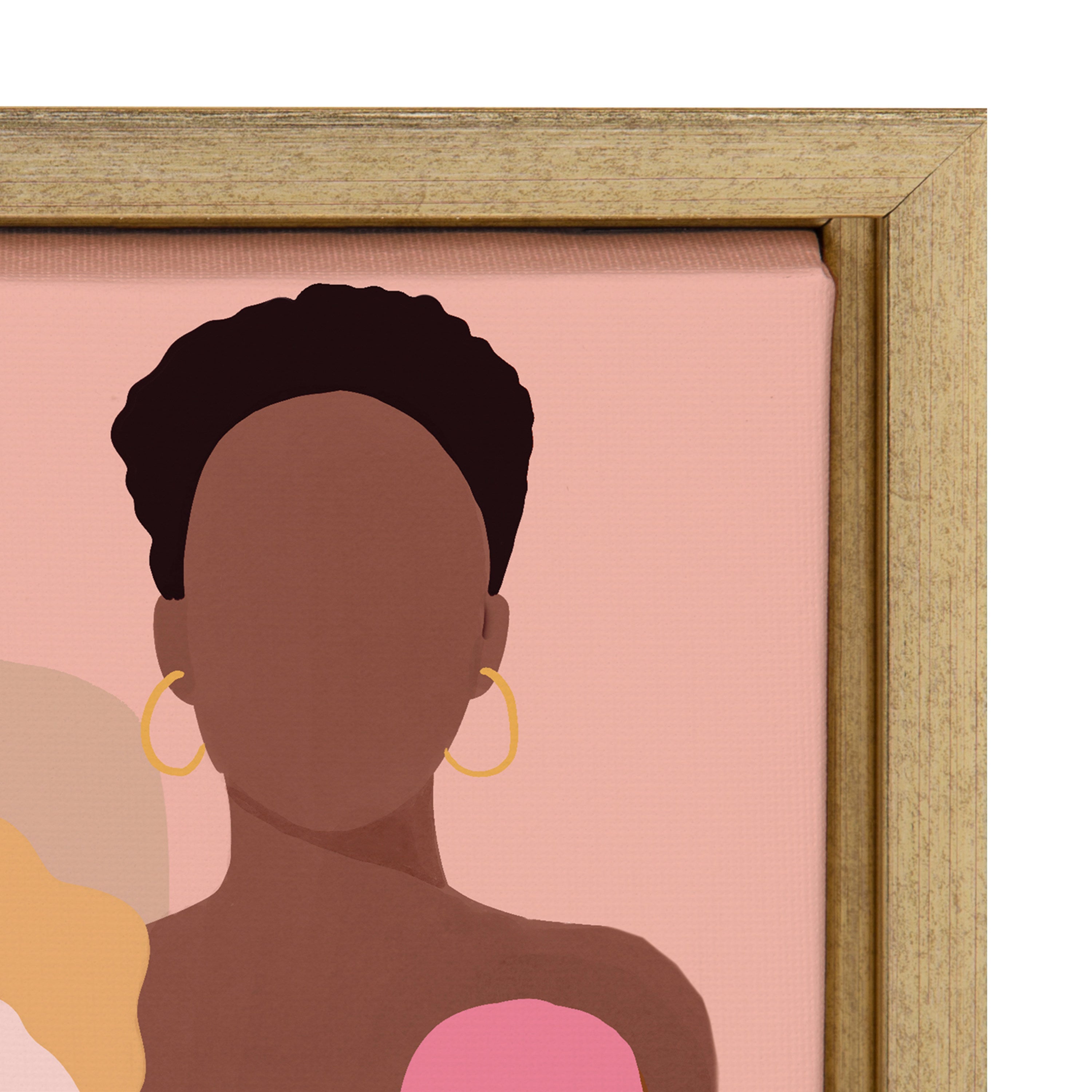 Sylvie Who Run The World Framed Canvas by kateandlaurel - product image 4 for Resin Society