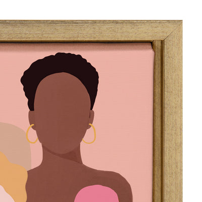 Sylvie Who Run The World Framed Canvas by kateandlaurel - product image 4 for Resin Society