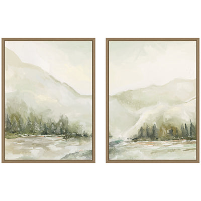AQ Winter Landscape No.
6 2 Piece Framed Canvas Wall Art Set by Annie Quigley