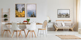 Sylvie Tall Saguaro Cacti Desert Mountain Framed Canvas by kateandlaurel - product image 12 for Resin Society