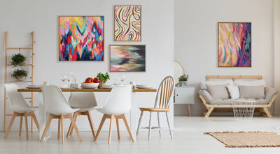 Sylvie EV Brushstroke 100 Framed Canvas