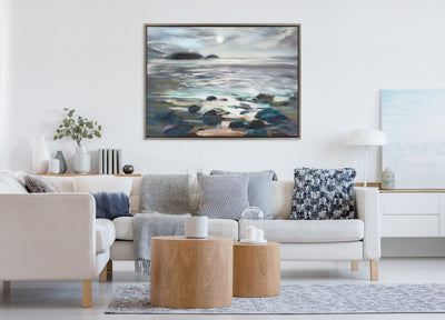 Sylvie Moonlight Becomes You Framed Canvas by Nel Whatmore