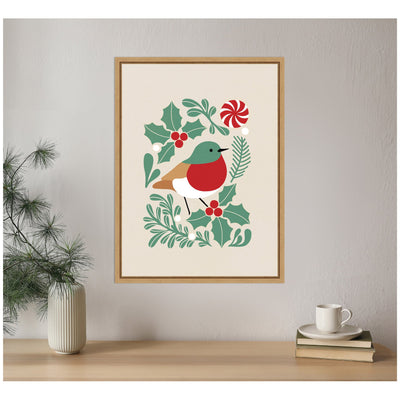 Sylvie Framed Canvas Christmas Icons Prima Set 1 by Dominique Vari