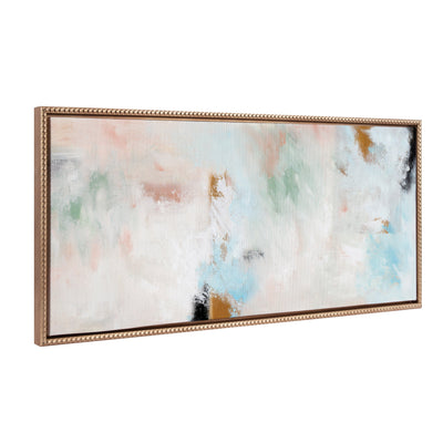 Sylvie Foggy Ice Forest Framed Canvas by Nikita Jariwala