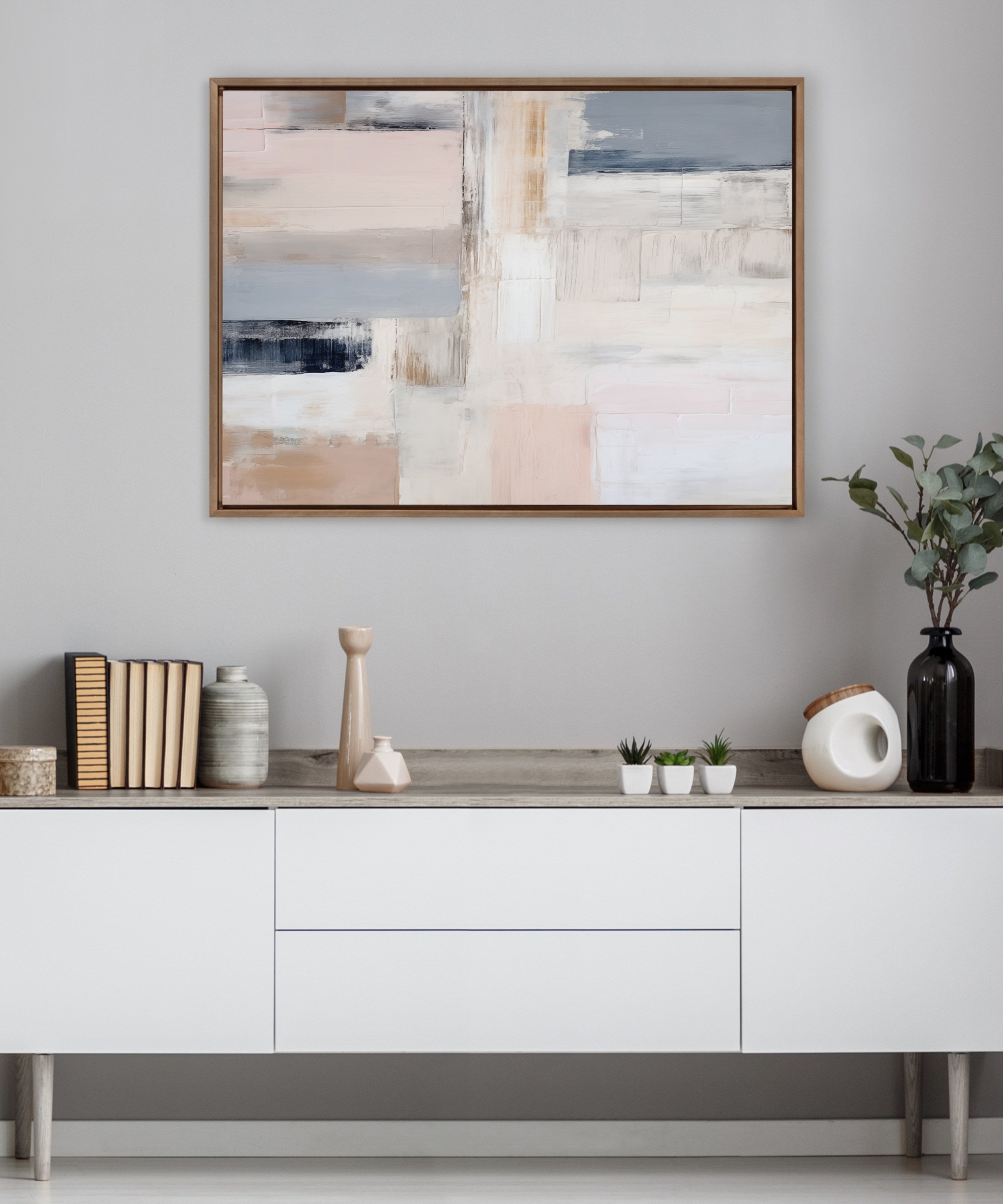 Sylvie Rustic Melody Framed Canvas by Amy Lighthall