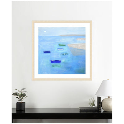 Framed Art Calm Waters by Giuliana Lazzerini