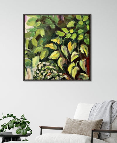 Sylvie Blank Framed Canvas 30x30