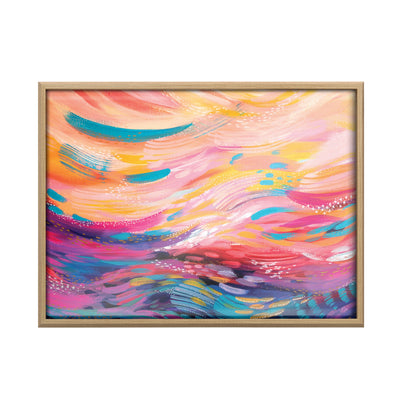 Blake BrushStrokes 90 Framed Printed Art by kateandlaurel - product image 10 for Resin Society