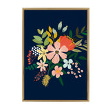 Sylvie Floralis C Framed Canvas