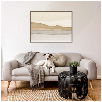 Muted Motion by Nikita Jariwala Framed Canvas Wall Art Print