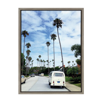 Sylvie La Jolla Commute Framed Canvas by Rachel Bolgov by kateandlaurel - product image 2 for Resin Society