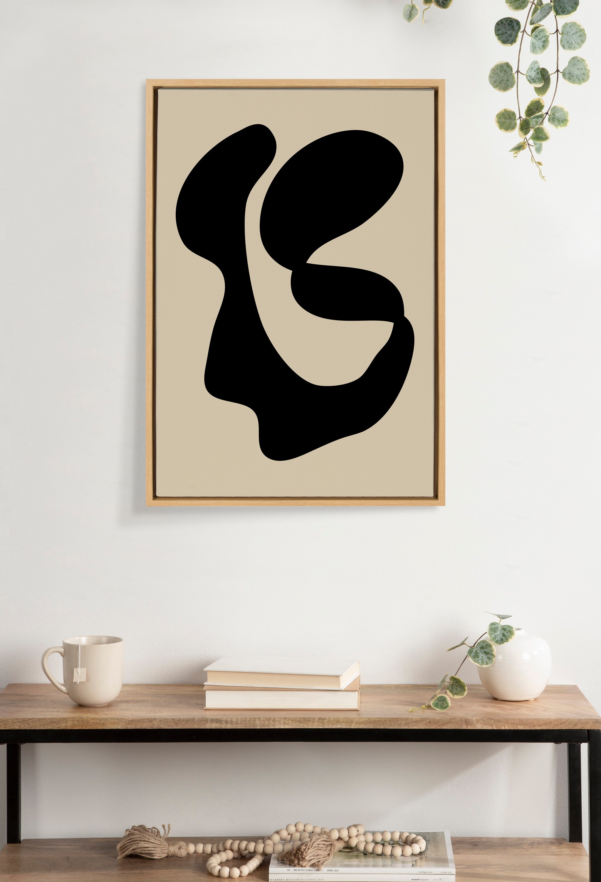 Sylvie Abstract 10 Framed Canvas by kateandlaurel - product image 10 for Resin Society