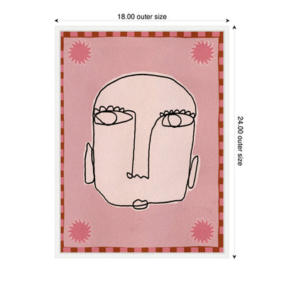 Sylvie Under The Sun 1 Framed Canvas by Shatha Al Dafai