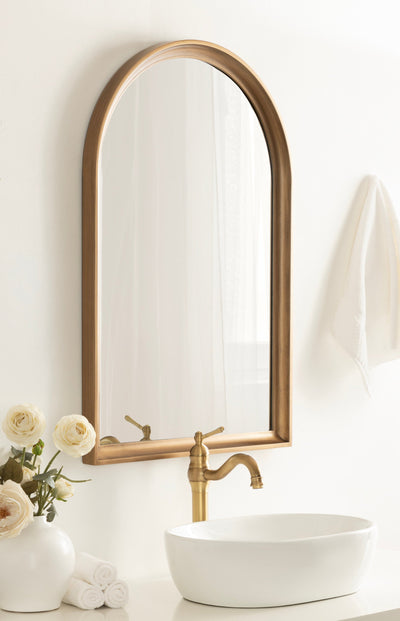 Hatherleigh Arch Wood Wall Mirror