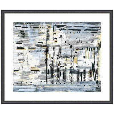 Framed Art Brooklyn Bridge Horizontal by Leah Nadeau