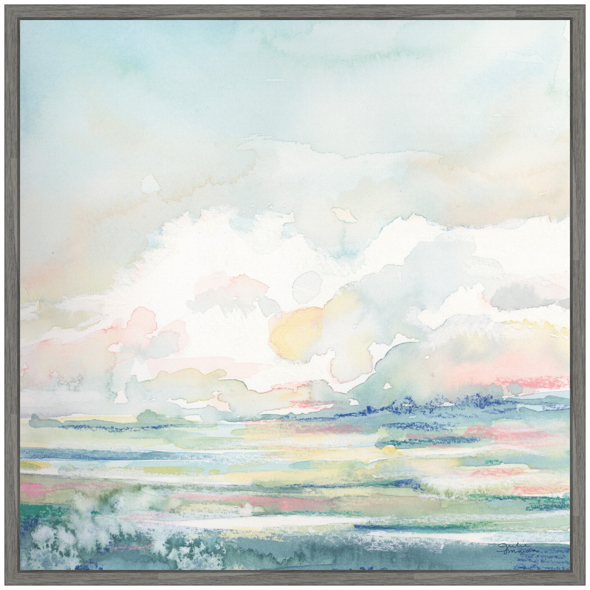 Sylvie Stillness Framed Canvas by Julie Maida