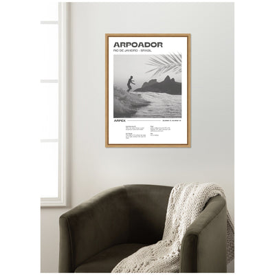 Rio de Janeiro by Honey Island Studio Framed Canvas Wall Art Print