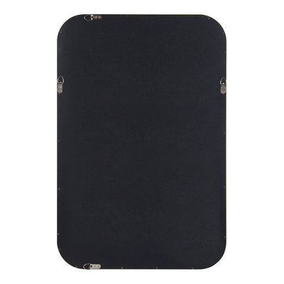 Hutton Wood Framed Radius Rectangle Mirror