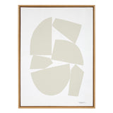 Sylvie Constructed I Neutral Framed Canvas