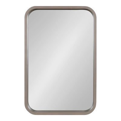 Hutton Wood Framed Radius Rectangle Mirror