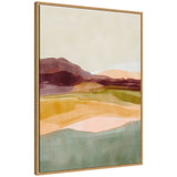 Sylvie Sunset Beauty framed canvas print by Nikita Jariwala showing a serene sunset landscape, gallery-wrapped with a modern polystyrene frame