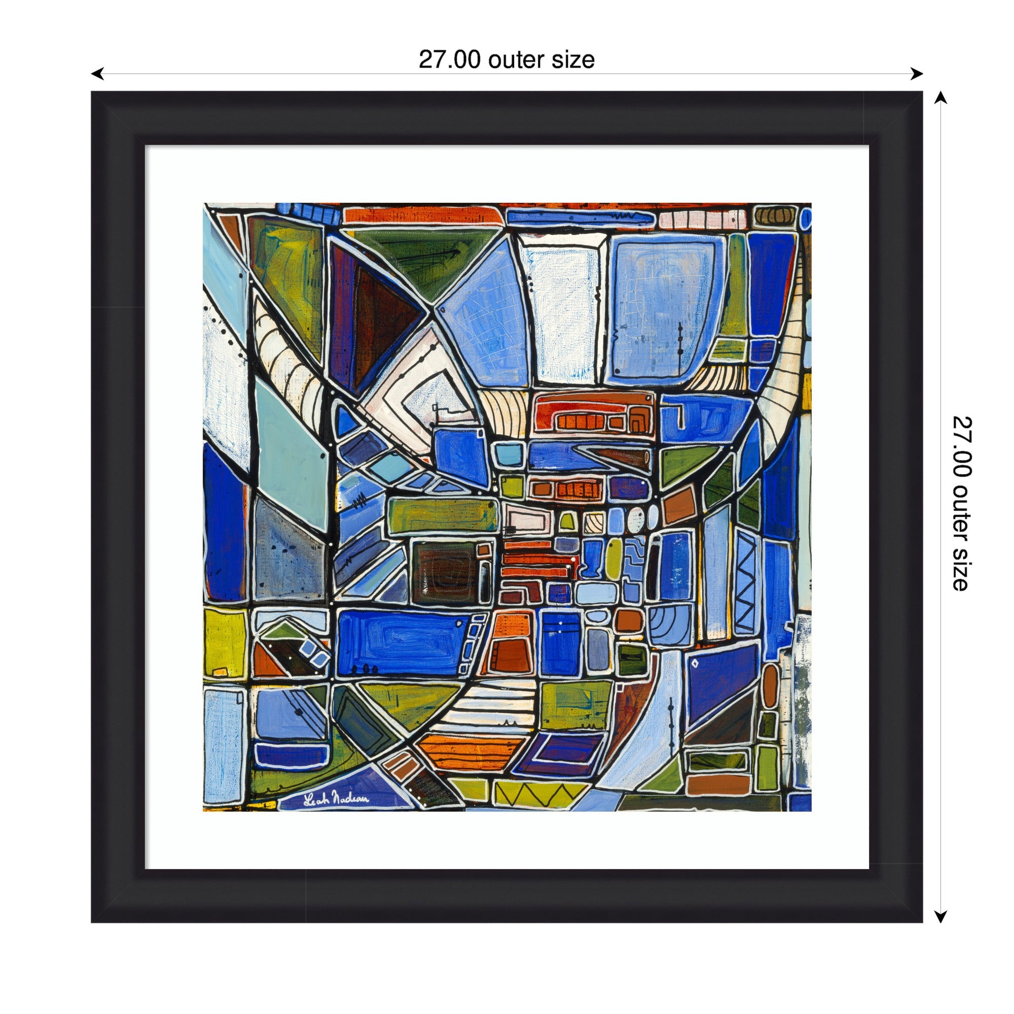 Framed Art Retro Current by Leah Nadeau