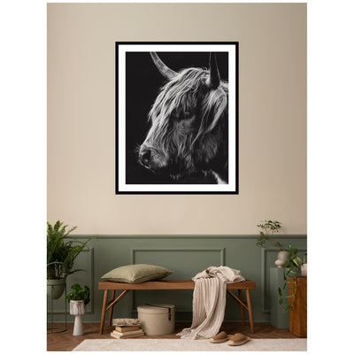 Scottish Highland Vertical by Crystal Lynn Collins Framed Wall Art Print