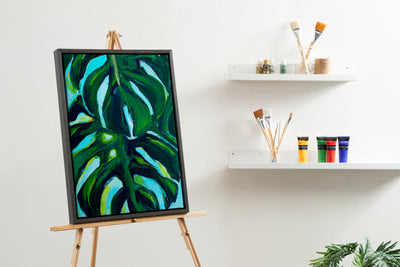 Sylvie Blank Framed Canvas 18x24