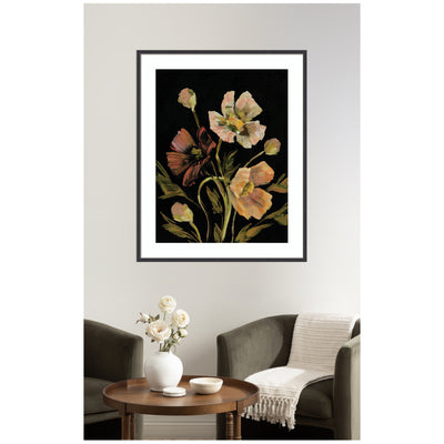 Framed Art Moody Floral 5 by Annie Quigley
