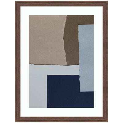 Torn Paper No6 by Mareike Bohmer Framed Wall Art Print