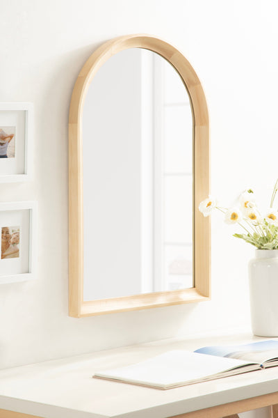 Hatherleigh Arch Wood Wall Mirror