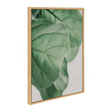 Sylvie Plant Study 6 Framed Canvas by kateandlaurel - main product image for Resin Society