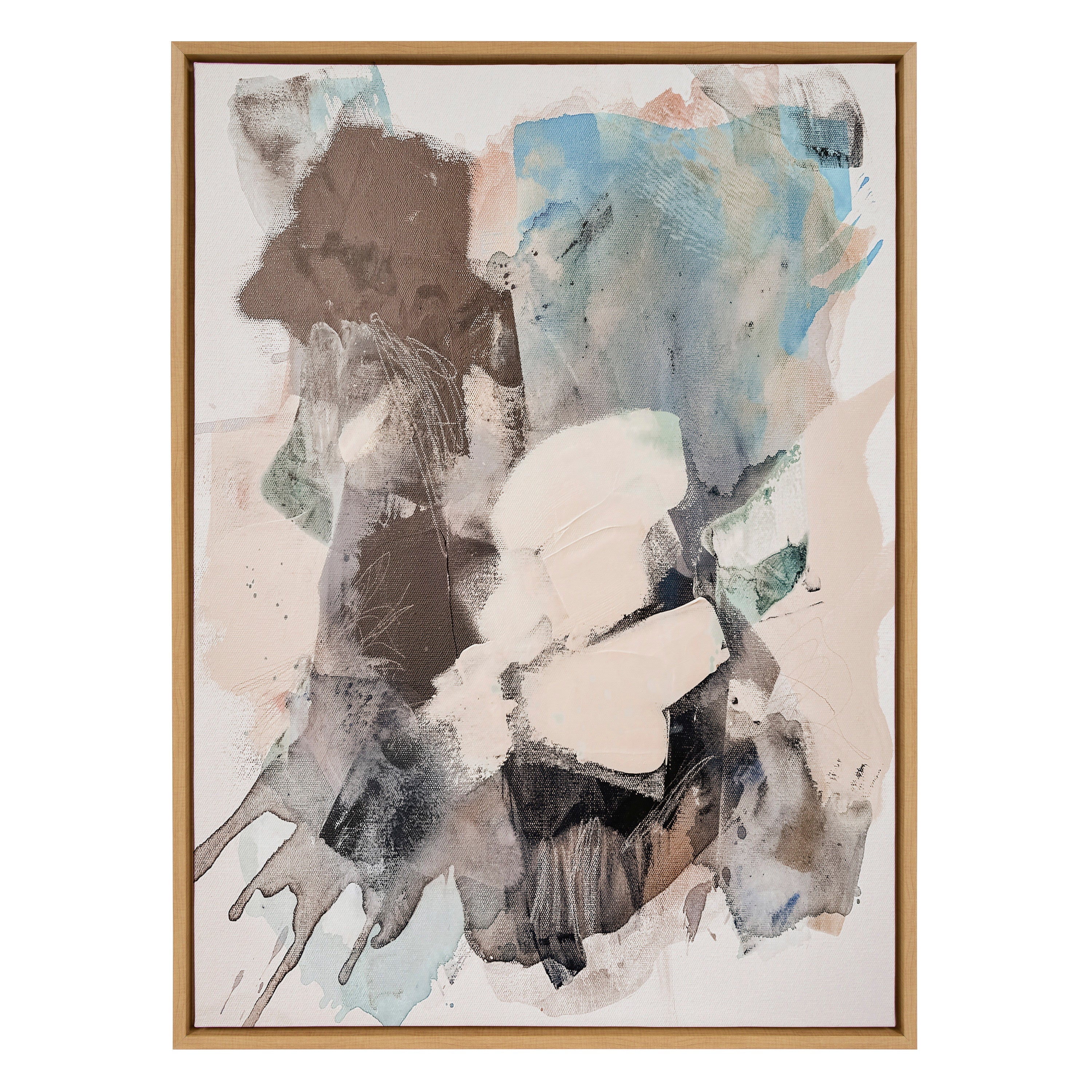Sylvie Painted Flow I Framed Canvas by Amy Lighthall
