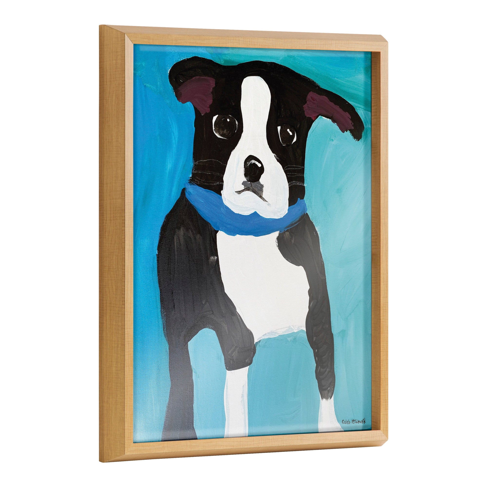 Blake Bixby Framed Printed Glass by Caleb Griswold by kateandlaurel - main product image for Resin Society