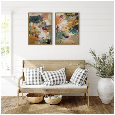 Painted Storm No.
1 & No.
2 2 Piece Framed Canvas Wall Art Set by Amy Lighthall