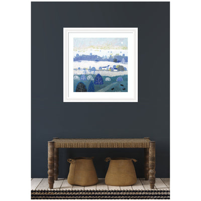 Framed Art Winter Dales by Giuliana Lazzerini