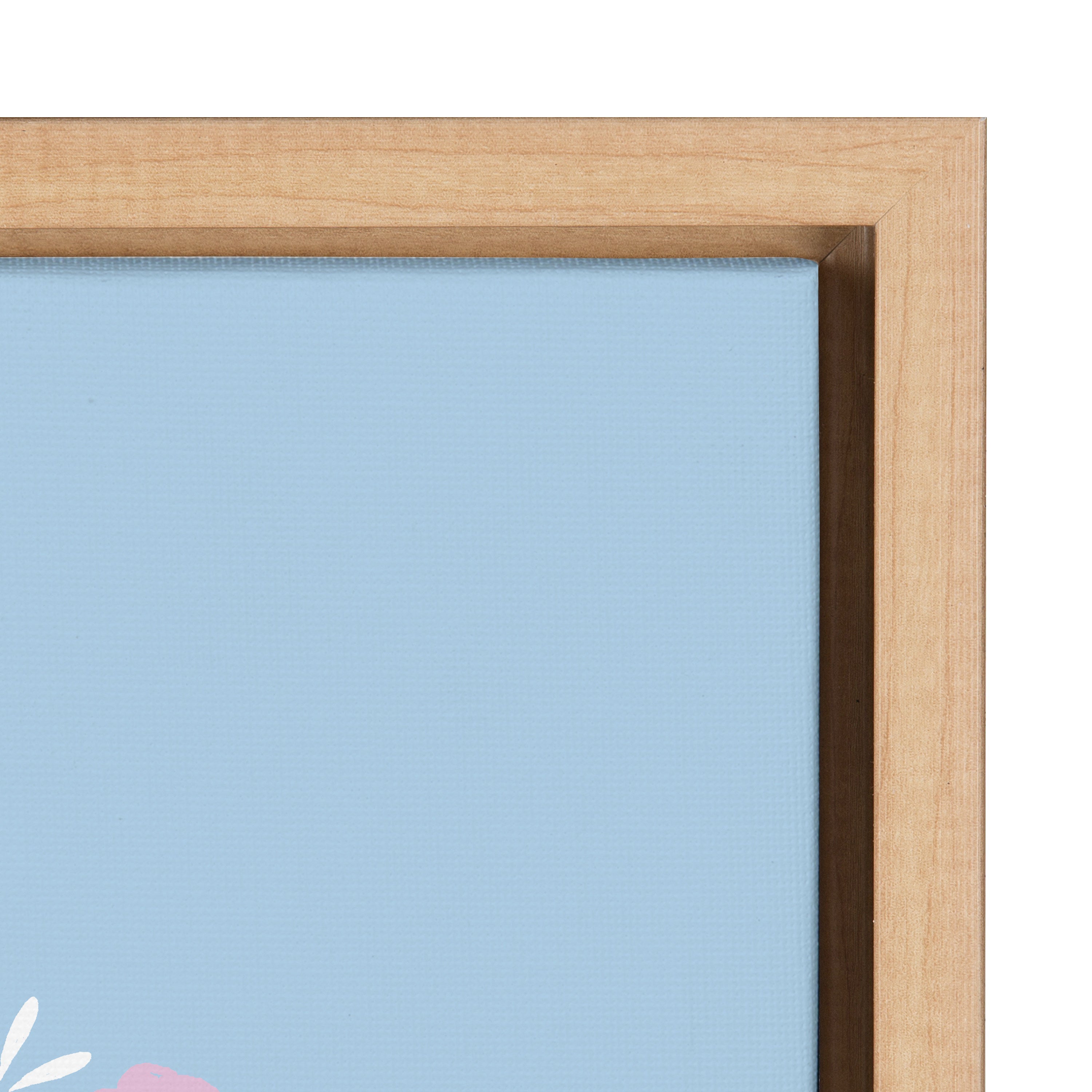 Sylvie Happy Flowers Framed Canvas by kateandlaurel - product image 3 for Resin Society