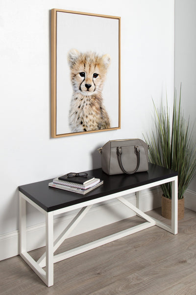 Sylvie Cheetah Framed Canvas by Amy Peterson Art Studio