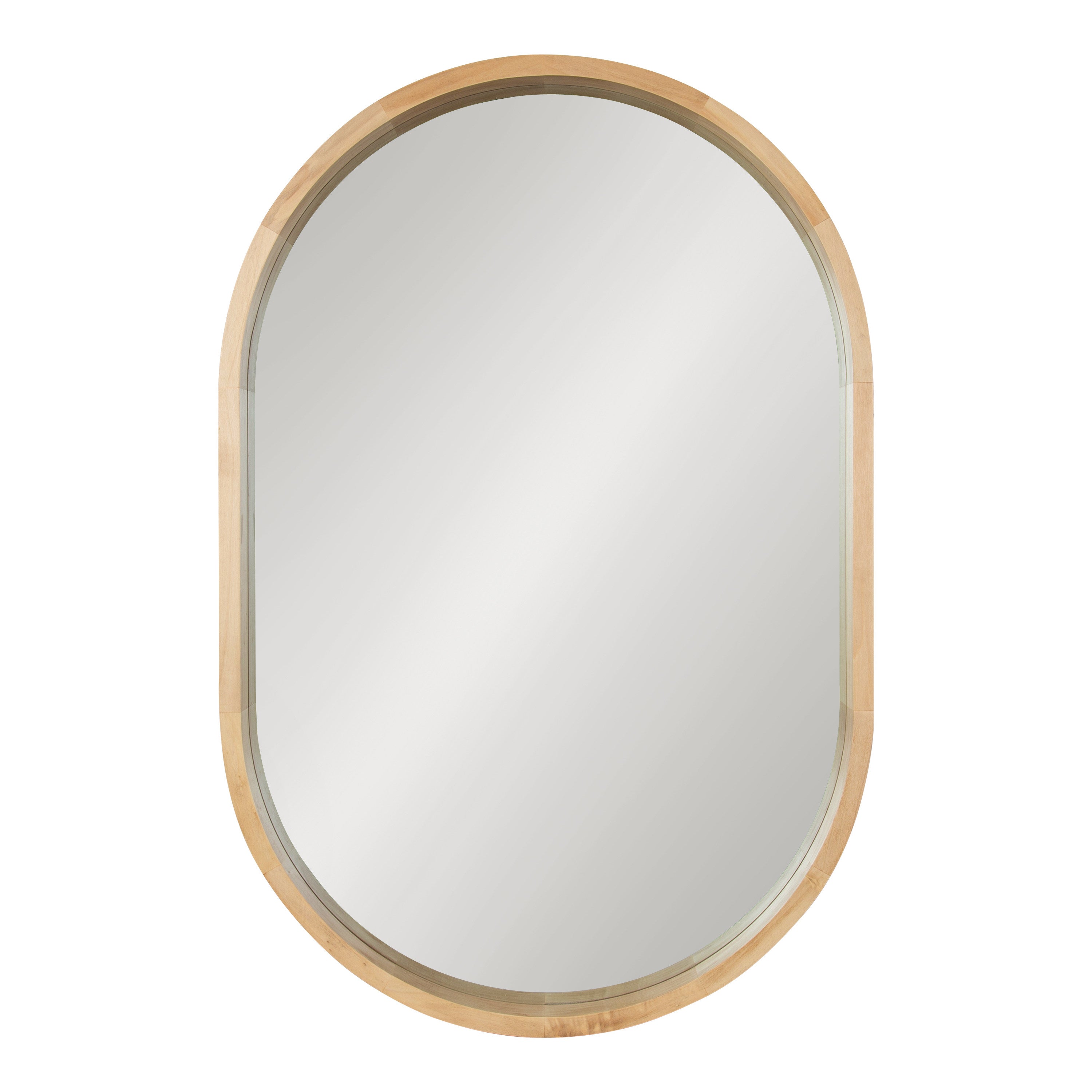 Hutton Wood Framed Capsule Mirror by kateandlaurel - product image 14 for Resin Society