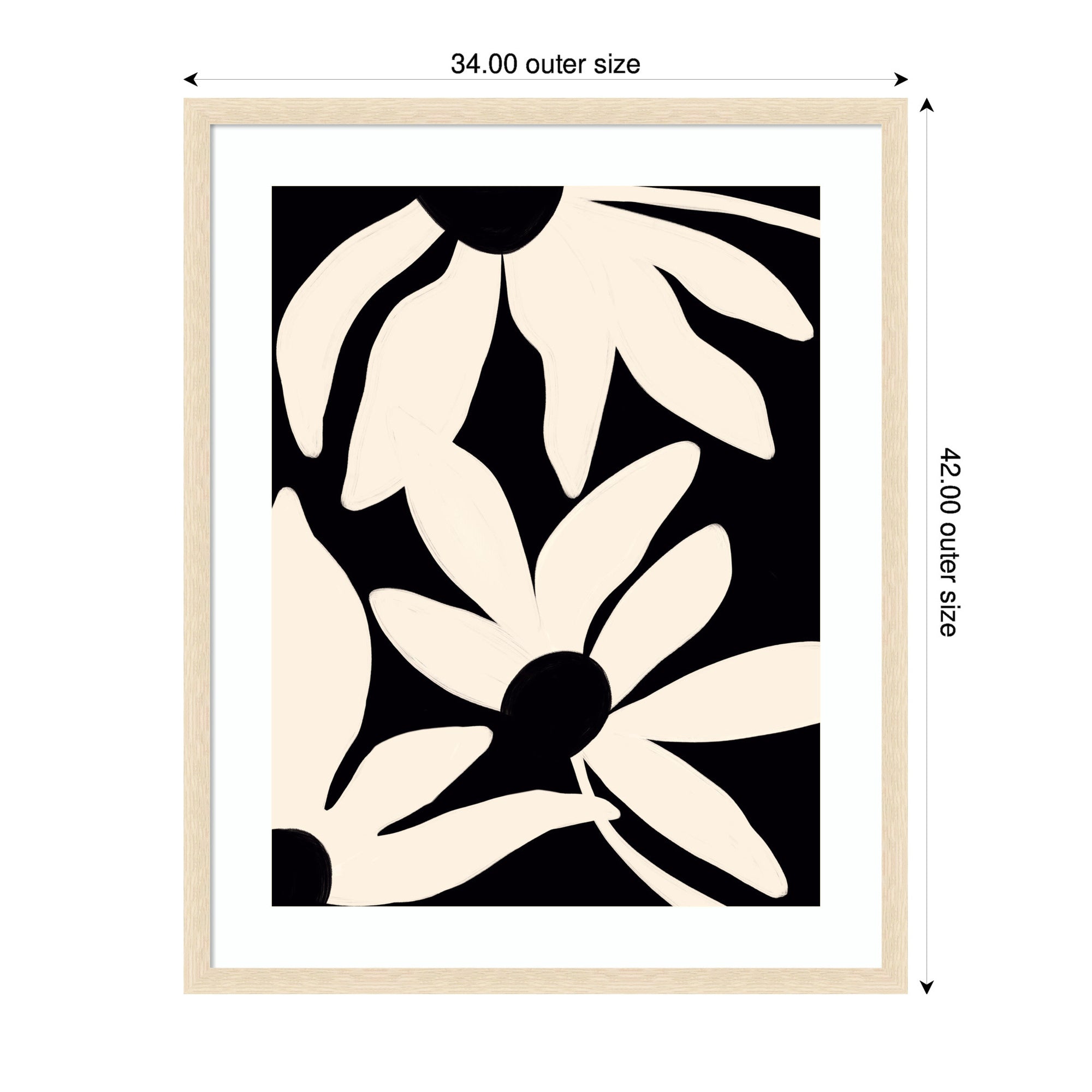 Framed Art Minimal Blooms by Alicia Bock