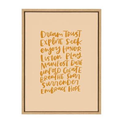 Sylvie Dream Framed Canvas by kateandlaurel - product image 10 for Resin Society