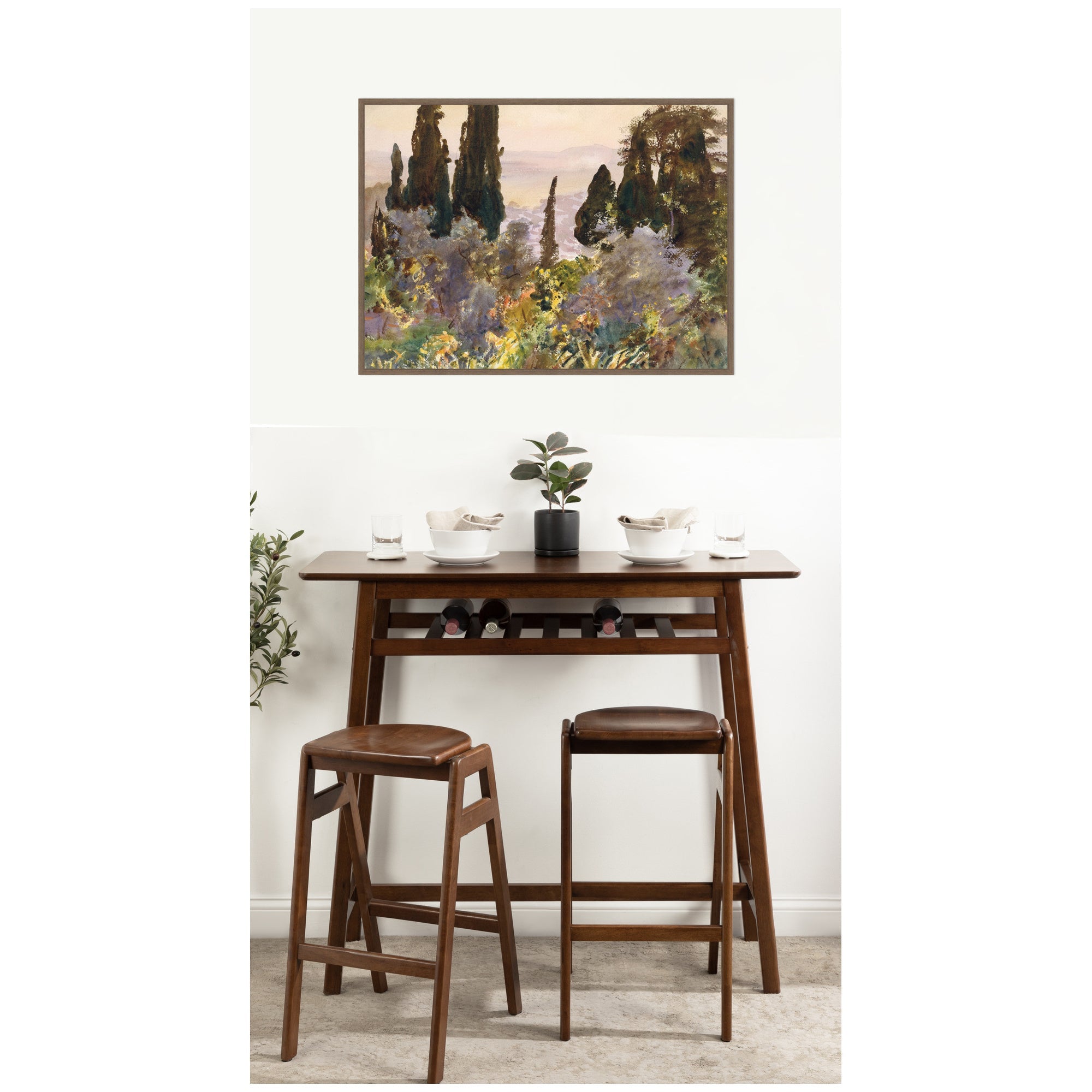 Granada 1912 John Singer Sargent by Nostalgia Prints Framed Canvas Wall Art Print