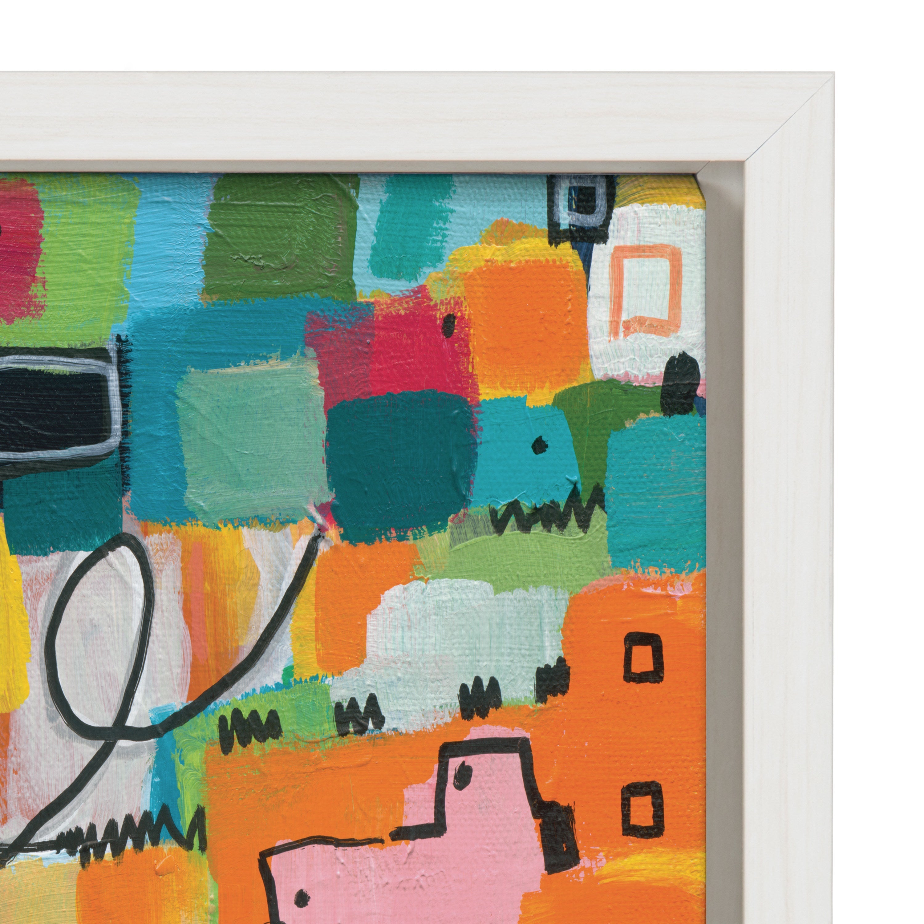 Sylvie Afternoon Delight Framed Canvas by Leah Nadeau by kateandlaurel - product image 11 for Resin Society