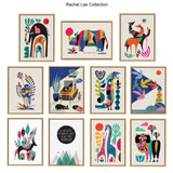 Sylvie Rainbow Lorikeet Framed Canvas by kateandlaurel - product image 6 for Resin Society